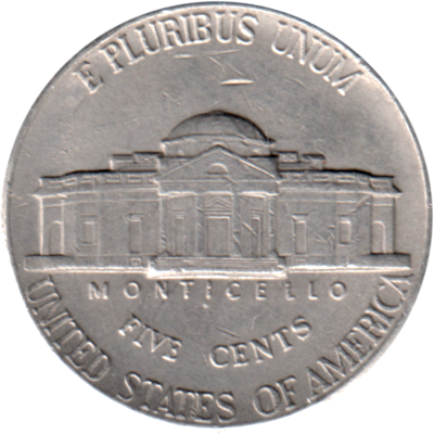 5 cents, 1992 Reverse