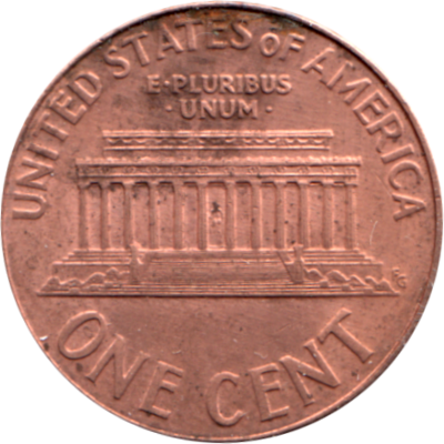 1 cent, 2008 Reverse