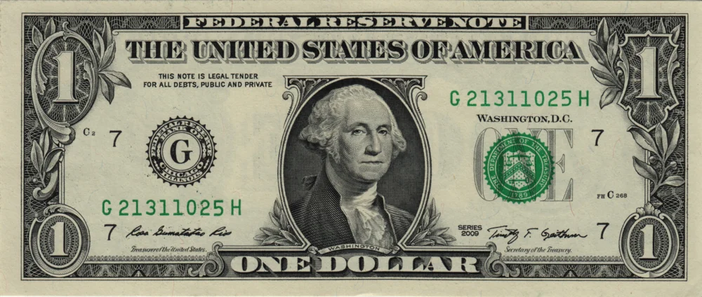 1 Dollar, 2009 Reverse