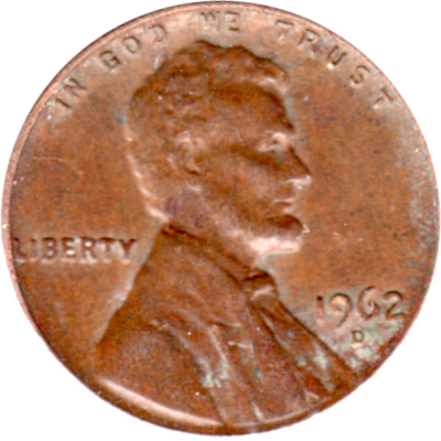 1 cent, 1962 Obverse