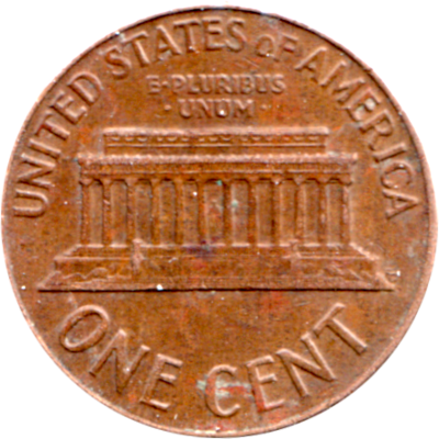 1 cent, 1962 Reverse