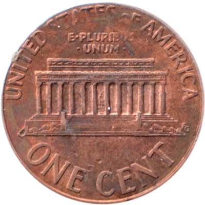 1 cent, 1997 Reverse