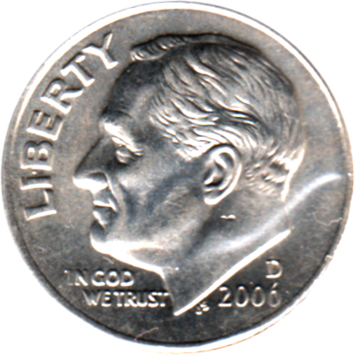 1 dime, 2006 Obverse