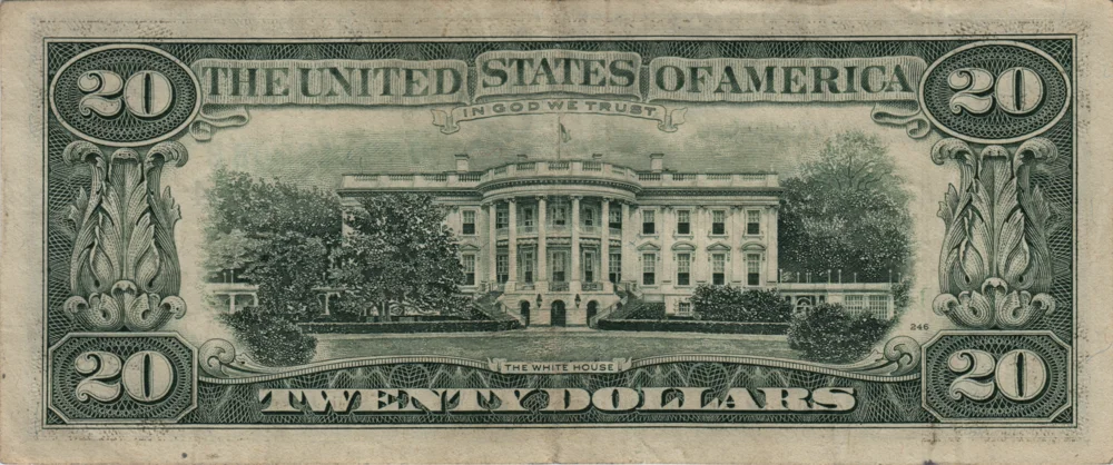 20 Dollars, 1990 Obverse