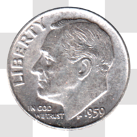 Preview 1 dime, 1959 obverse