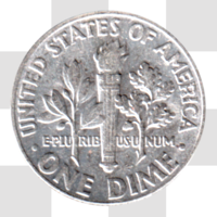 Preview 1 dime, 1959 reverse