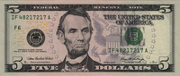 Preview 5 Dollars, 2006 reverse