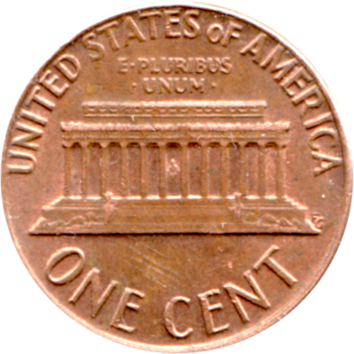 1 cent, 1975 Reverse