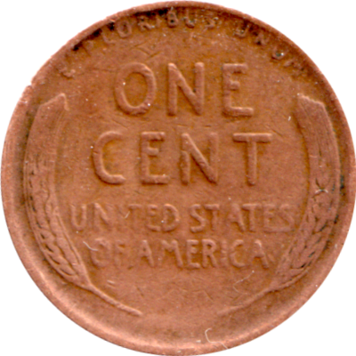 1 cent, 1944 Reverse