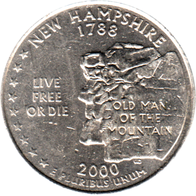 ¼ Dollar, 2000 Obverse