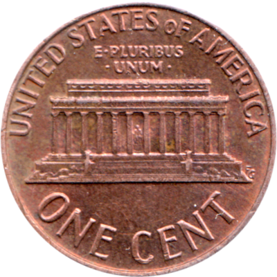 1 cent, 1974 Reverse
