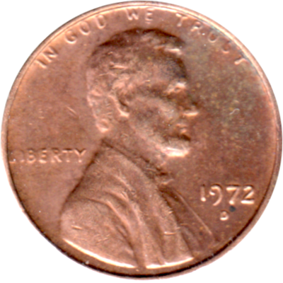 1 cent, 1972 Obverse
