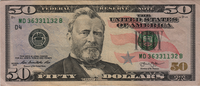 Preview 50 Dollars, 2013 reverse