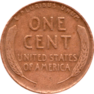 1 cent, 1942 Reverse