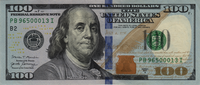 Preview 100 Dollars, 2017A reverse
