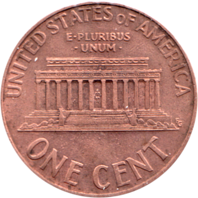 1 cent, 1993 Reverse