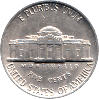 5 cents, 1984 Reverse