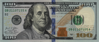 Preview 100 Dollars, 2021 reverse