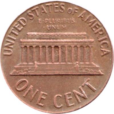 1 cent, 1967 Reverse