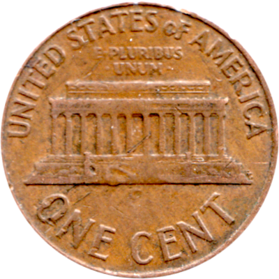 1 cent, 1961 Reverse