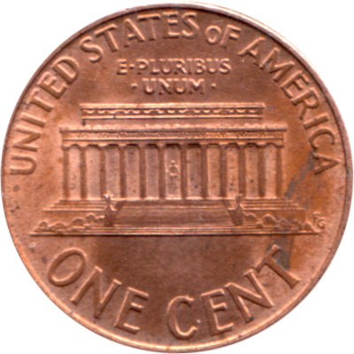 1 cent, 1994 Reverse