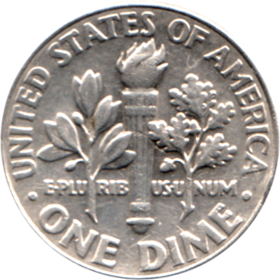 1 dime, 2002 Reverse