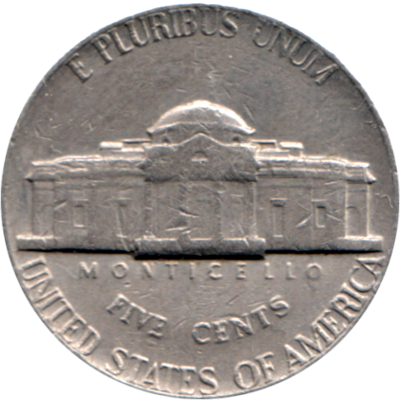 5 cents, 1976 Reverse