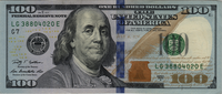 Preview 100 Dollars, 2009A reverse
