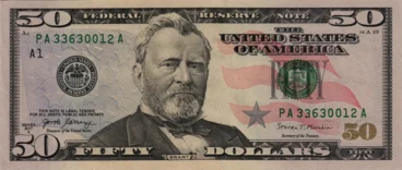 Preview 50 Dollars, 2017A reverse