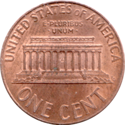 1 cent, 2000 Reverse