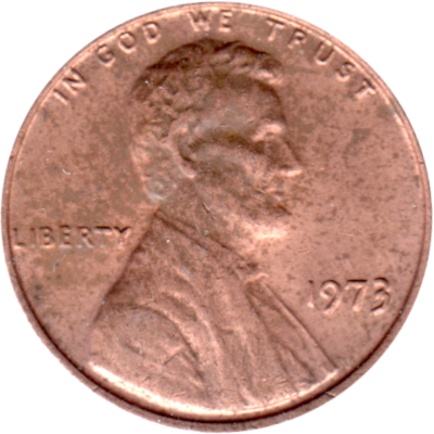 1 cent, 1973 Obverse