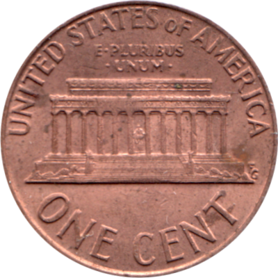 1 cent, 1973 Reverse