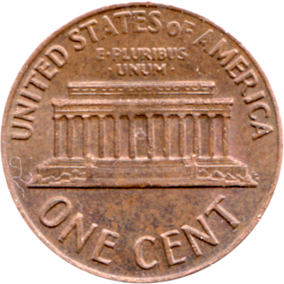 1 cent, 1970 Reverse