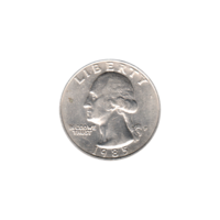 Preview ¼ Dollar, 1985 obverse