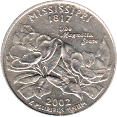 ¼ Dollar, 2002 Obverse
