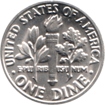 1 dime, 1983 Reverse