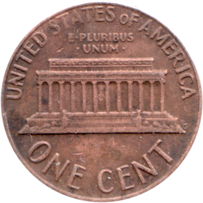 1 cent, 1977 Reverse