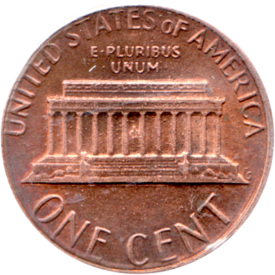 1 cent, 1985 Reverse