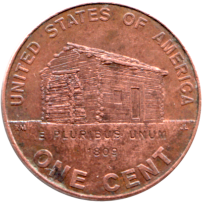 1 cent, 2009 Reverse