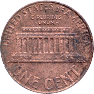 1 cent, 1996 Reverse