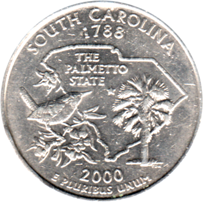 ¼ Dollar, 2000 Obverse