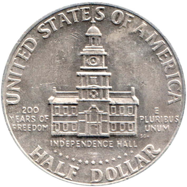 ½ Dollar, 1976 Reverse