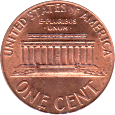 1 cent, 1993 Reverse