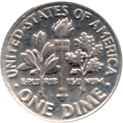 1 dime, 1996 Reverse