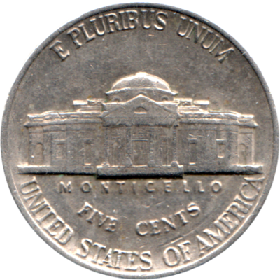 5 cents, 1988 Reverse