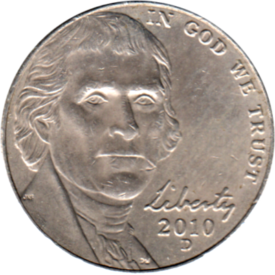 5 cents, 2010 Obverse