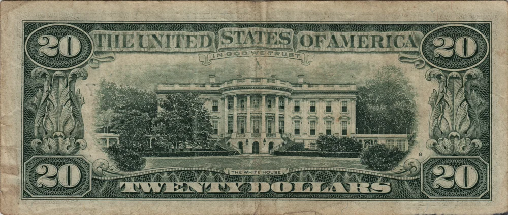 20 Dollars, 1995 Obverse