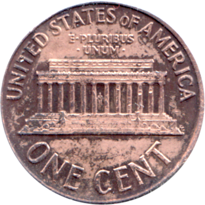 1 cent, 1963 Reverse