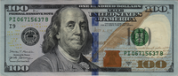 Preview 100 Dollars, 2017A reverse