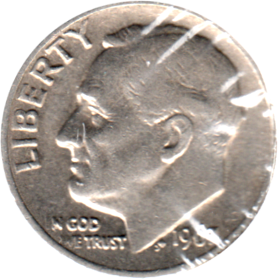 1 dime, 1967 Obverse